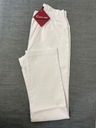 Spodnie CEVLAR prosta nogawka kolor biały rozmiar 42 Zapięcie brak