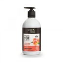 Organic Shop Rose Peach Hand Soap výživné mydlo na ruky Rose & Peach 500ml Výrobca zdravotníckej pomôcky Organic Shop