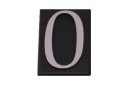 Номер 0, самоклеящаяся хромированная пластина толщиной 4,5 см.