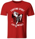 ФУТБОЛКА FIGHTING SPIRIT MUAY THAI, КРАСНАЯ, РАЗМЕР. XL