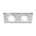 Стеклянный светильник с двойной петелькой L СОСТОЯНИЕ ХРОМ