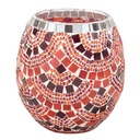 Подсвечник Domilux Red Wave из мозаики