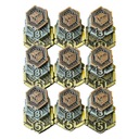 Набор ресурсов из 12 металлических монет замена для Arkham Horror