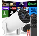 ПРОЕКТОР ANDROID TV WIFI FULL HD ПОРТАТИВНЫЙ УМНЫЙ ВРАЩАЮЩИЙСЯ ДИНАМИК