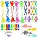 34 КЛЕЯЩИХСЯ ГЕЛЕВЫХ НАШИВКИ ДЛЯ ЛАП, РЕЗИНЫ, ЛИПКАЯ ИГРУШКА ДЛЯ ЛАП, ЛИПКАЯ ИГРА