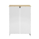 SoBuy BZR41-W Kúpeľňová skrinka Skrinka do kúpeľne Konzolový stolík Biela- Materiál drevo