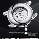 Pánske mechanické hodinky so svietiacou kostrou Hmotnosť (s balením) 0.12 kg