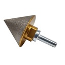 Алмазная фреза коническая коническая резьба М16 2-48 мм