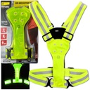 ЖИЛЕТ СВЕТООТРАЖАЮЩИЙ СВЕТОДИОДНЫЙ ДЛЯ БЕГОВОГО ВЕЛОСИПЕДА