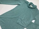 Блестящая блузка с высоким воротником MISS GRANT, размеры 116-122