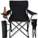 СТУЛ СКЛАДНОЙ С ПОКРЫТИЕМ, ТУРИСТИЧЕСКИЙ, САД, ПЛЯЖ, РЫБАЛКА, ЧЕРНЫЙ