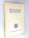 Rocznik krakowski 1987 Tytuł Rocznik krakowski 1987