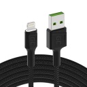 Кабель Green Cell Ray со светодиодной подсветкой 2м USB - Lightning для iPhone