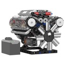 Mould King Technic (V8) Osemvalcový benzínový motor Building Blocks Toys Značka Mould King