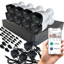 Комплект мониторинга AHD, HD-CVI, HD-TVI+ 8 x 3,6 мм