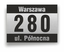 АДРЕСНАЯ табличка Номер ДОМА 40х30 см алюминий Номер ДОМА