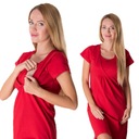 НОЧНАЯ РУБАШКА ДЛЯ КОРМЛЕНИЯ красная XXL