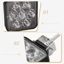 KOMPAKTOWE ЧОРНІ СВІТЛО DARBINIAI LED (СВІТЛОДІОД) ВИКЛЮЧЕНИЙ ROAD DO POJAZDOW  фото 12