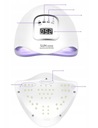 LED+UV lampa na HYBRIDNÚ NECHTY GEL X5 MAX Dominujúca farba biela