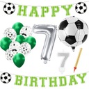 Украшения из воздушных шаров футбольные украшения с мячом на день рождения ФУТБОЛИКА 4, 5, 6, 7, 8, 9 лет.