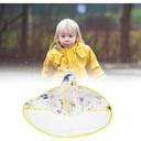 Dievčenské oblečenie pre bábätká Bundy do dažďa v štýle pláštenky Dominujúca farba žltá