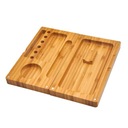 БОЛЬШАЯ роликовая тарелка из табачного дерева