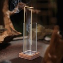 Прочный держатель для благовоний со стеклянной крышкой, огнестойкое нескользящее дно, украшение