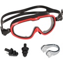 ОЧКИ ДЛЯ ПЛАВАНИЯ ОЧКИ ДЛЯ БАССЕЙНА МАСКА ДЛЯ ПЛАВАНИЯ + ЗАТЧКИ ДЛЯ НОСА И УШЕЙ