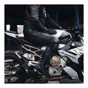Spodnie motocyklowe skórzane REBELHORN VELOCE BLACK czarny GRATISY Materiał skóra