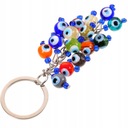 Evil Eyes Key Ring Hanging Bag Ornament Purse