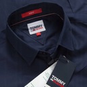 Мужская рубашка Tommy Hilfiger Jeans, темно-синяя, тонкий хлопок, размер XXL