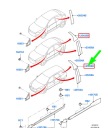 FORD FOCUS MK2 FRAME GLASS HINDSIGHT LEFTISTS DOOR OVERLAY REAR 1680520  photo 7