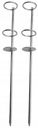 DWIE PODPORY GRUNTOWE 47cm. GRUNTÓWKA FEEDER
