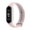 СПОРТИВНЫЙ РЕМЕСЛ ДЛЯ MI BAND 5/6/7 В ПОЛОСКУ - РОЗОВЫЙ