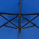 vidaXL Parasol ogrodowy z metalowym stelażem, turkusowy, 225 x 225 x 212 cm (18487246147) фото min 10
