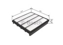 BOSCH F 026 400 296 FILTRO AIRE 