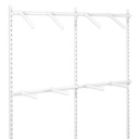 МОДУЛЬНЫЙ ШКАФ НАСТЕННАЯ ПОЛКА ДЛЯ ОДЕЖДЫ ВЕШАЛКА ДЛЯ МАГАЗИНА 200x200 БЕЛАЯ a1