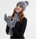 Dámska zimná teplá trojdielna čiapka, šál a rukavice EAN (GTIN) 6976620001113