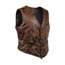 Замшевый однобортный жилет приталенного кроя мужской 2022 Bran