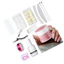 Набор гелей НАТУРАЛЬНЫЙ 45г Клей для кончиков ногтей Claresa