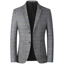 элегантная повседневная мужская куртка, формальная тонкая деловая куртка