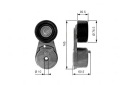 TENDEUR COURROIE POLYWEDGE CONVIENT VERS NISSAN MICRA III NAVARA NP30photo 11