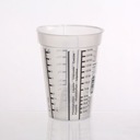 Кухонный мерный стакан, пластиковый стакан с мерной шкалой, Keeper, 0,25 л