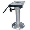 НОГА КРЕСЛА ДЛЯ ЯХТЫ 400ММ, АЛЮМИНИЙ, СО СЛАЙДЕРОМ