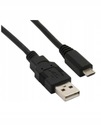 kabel USB 2.0 A-B Micro black 3m