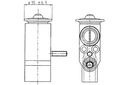 MAHLE VÁLVULA DE EXPANSIÓN DE ACONDICIONADOR TIPO CZYNNIKA REFRIGERACIÓN R134A 