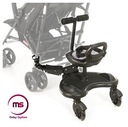 Расширение коляски с сиденьем и спинкой, светодиодными колесами со светодиодной подсветкой, складное.