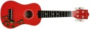 Olveira UK20 ukulele, piros szín
