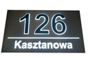 Светодиодная подсветка номера дома, сумеречная 45 см, 3D