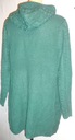 Kardigan sveter FB S zelený bez zapínania s kapucňou Dominujúca farba zelená